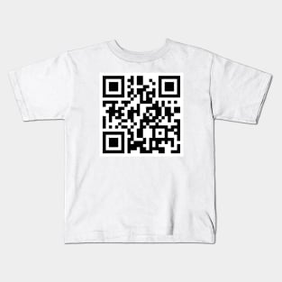 Did You Just Scan Me? QR Code Kids T-Shirt